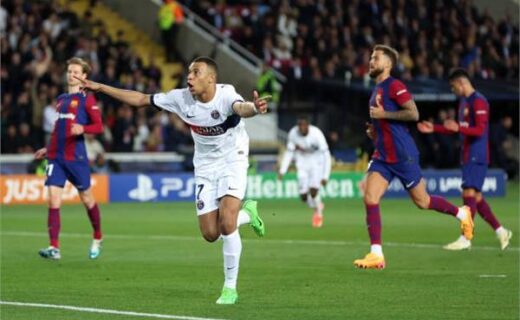 باريس سان جيرمان يُسحق برشلونة 4-1 في دوري أبطال أوروبا