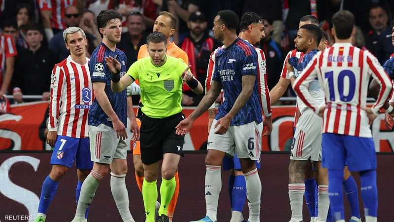 هل حُرم أرسنال من ركلة جزاء ثانية أمام أتلتيكو مدريد؟ جدل VAR يشتعل في دوري أبطال أوروبا