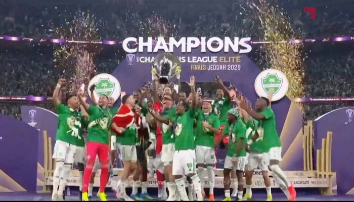 تتويج الأهلي السعودي بلقب دوري أبطال آسيا للنخبة بعد فوزه على ماتشيدا زيلفيا