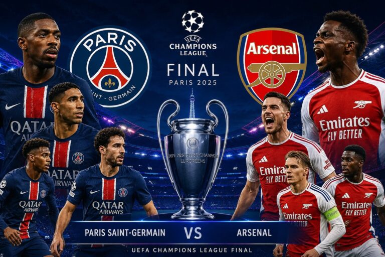 نهائي دوري أبطال أوروبا 2026.. باريس سان جيرمان وأرسنال في مواجهة الحلم الأوروبي