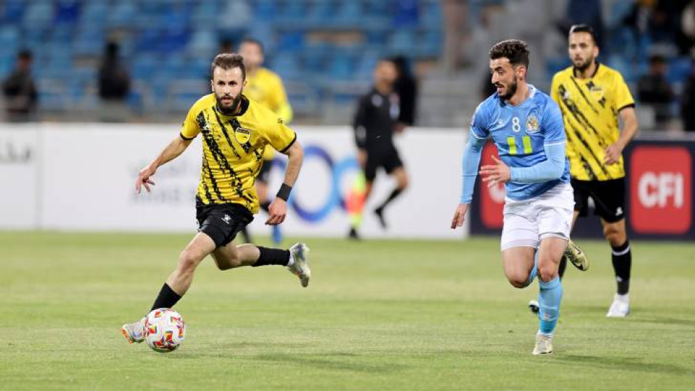 موعد مباراة الحسين إربد والفيصلي 2026 توقيت الأردن