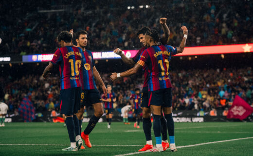 جماهير برشلونة تختار فوز 7-2 على راسينغ سانتاندير كأفضل لحظات سبتمبر