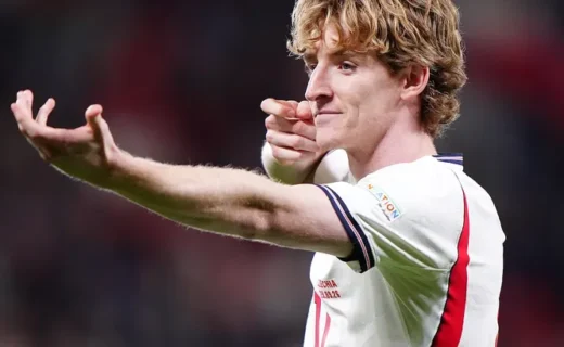 أنثوني جوردون يواصل التألق الدولي بهدف وصناعة في هزيمة كرواتيا 7-0